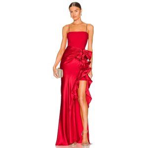 Cinq a Sept Drina Gown in Pimento Red 2 New
